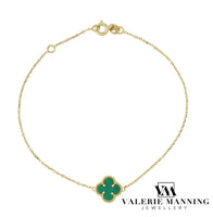 9CT GOLD CLOVER BRACELET