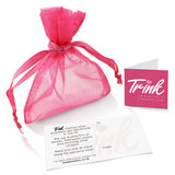 TRINK: STERLING SILVER CRYSTAL CHARM BRACELET