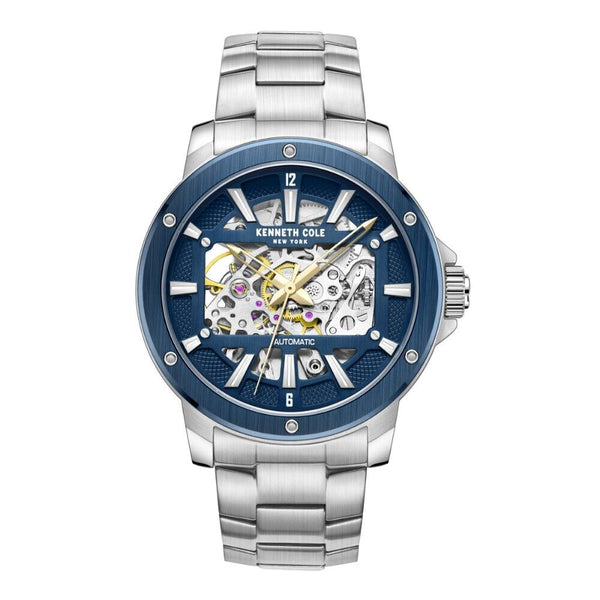 KENNETH COLE: AUTOMATIC SKELETON BLUE