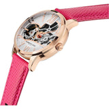 KENNETH COLE: LADIES PINK LEATHER AUTOMATIC