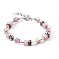 COEUR DE LION CUBE CRYSTAL LILAC BRACELET