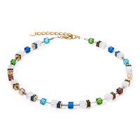 COEUR DE LION CUBE ICONIC NATURE MULTICOLOUR NECKLACE