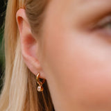 Witchcraft huggie earrings