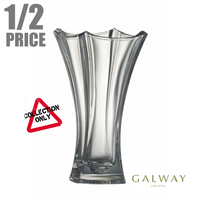 GALWAY CRYSTAL: DUNE WASTED 12 INCH VASE