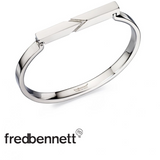 FRED BENNETT TOP BAR ETCHED BANGLE