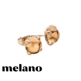 MELANO: ROSE GOLD FRIENDS CHAMPAGNE STUD EARRINGS