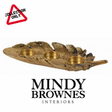 MINDY BROWNES FEATHER T-LIGHT HOLDER