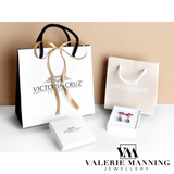 VICTORIA CRUZ: SILVER JAZZ NECKLACE